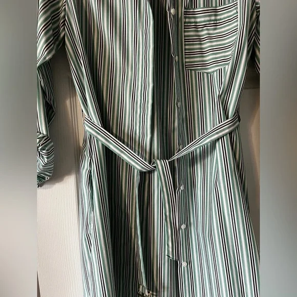 Calvin Klein boyfriend button down dress size 2 - Picture 3 of 7